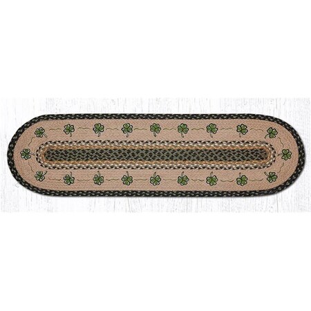 Palacedesigns 13 x 48 in. Shamrock Oval Patch Runner PA3366089
